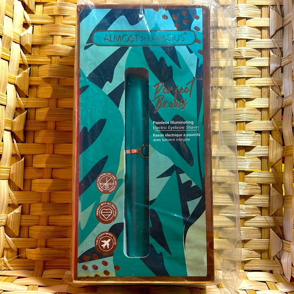 Precision Brow Shavers with Rose Gold accents - Emerald Green